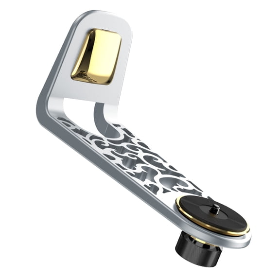 Zeiwohndc L-shaped Wall Hanging Bracket Holder Stand Base with Flexible PTZ Designing