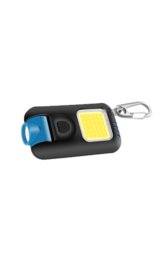 LED Flashlight with Keychain Plastic Texture Suitable for Emergency Situations