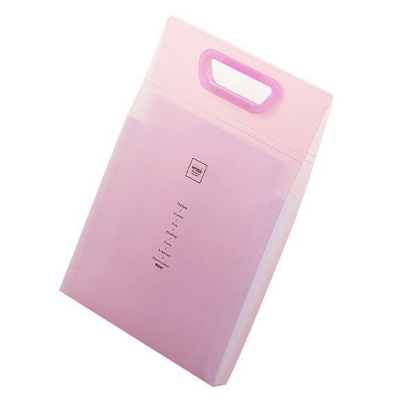 Zeiwohndc Large Capacity Expandable File Folders 13 Sections Waterproof Multiple Color