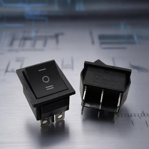 Zeiwohndc Light Illuminated Rocker Switches For Electric Pot And Other Home Appliances