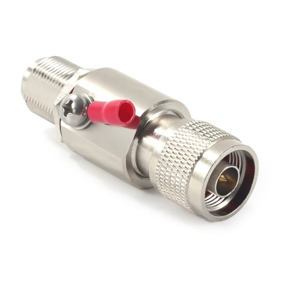 Zeiwohndc Lightnings Arrester Surge Protector N Male to N Female 2.4GHz for WCDMA TDSCDMA