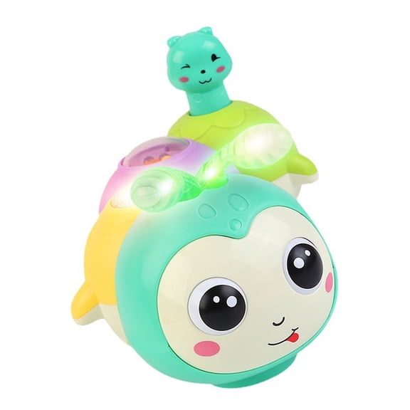 Zeiwohndc Lightup Electric Caterpillars Toy Wiggling Robot Crawl Learning Toy for Toddler