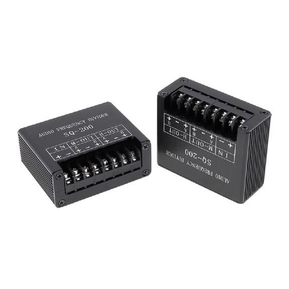 Zeiwohndc Lightweight Car Audios Frequency Divider SQ200 Midrange Speaker Crossover set
