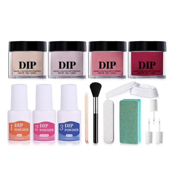 Zeiwohndc Long Wear Nail Dipping Liquid Powder Kit Featuring Fast Drying Technology And Safe Formula