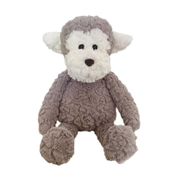 Zeiwohndc Lovely Plush Monkey Stuffed Animal Doll Toy with PP Cotton Filling Cuddle Toy