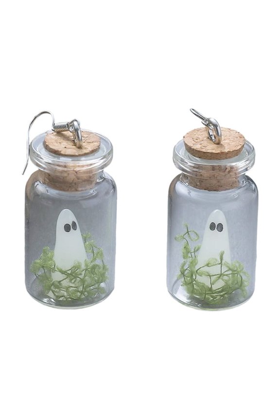 Luminous Earrings Night Glowing Halloween Ring Handmade Necklace Ear Drop