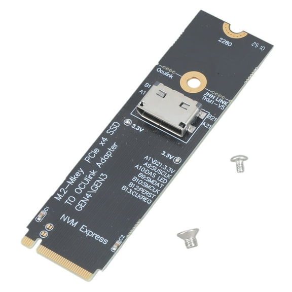 Zeiwohndc M. 2 NVME to U.2 Oculink SFF-8612 Adapter PCIE NGFF Adapter Card GEN4