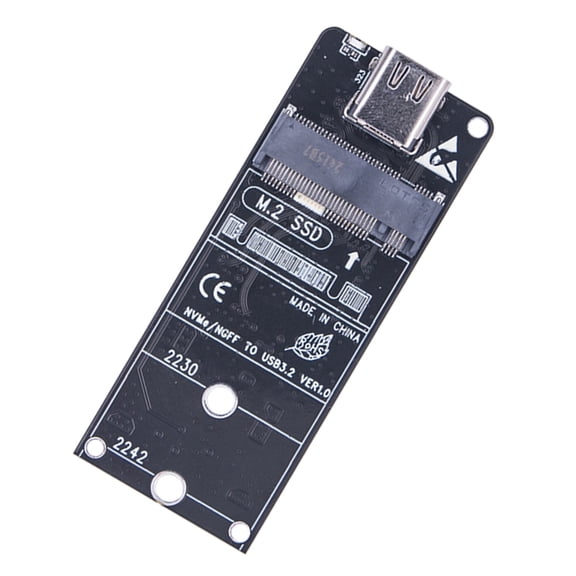 Zeiwohndc M.2 NVMe SSD to USB C Enclosure USB 3.2 Gen2x2 Rapid Transfer Case External