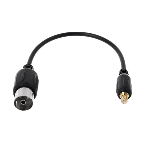 Zeiwohndc MCX Male Plug to IEC DVB-T TV Female Jack RF Coaxial Cable Connector