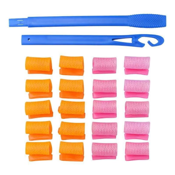 Zeiwohndc Magical Curlers Set Hair Rollers For Soft Hair Not Needed Electricity 20pcs