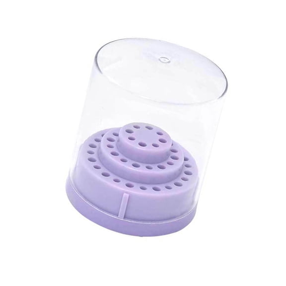 Zeiwohndc Manicure Tool Storage Box 48 Slots ABS Case For Nail Art Professionals