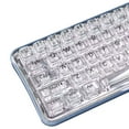 thumbnail image 1 of Zeiwohndc Mechanical Keyboards Backlit KeyCaps 132Keys PC Crystal Keycaps CBSA Profile, 1 of 18