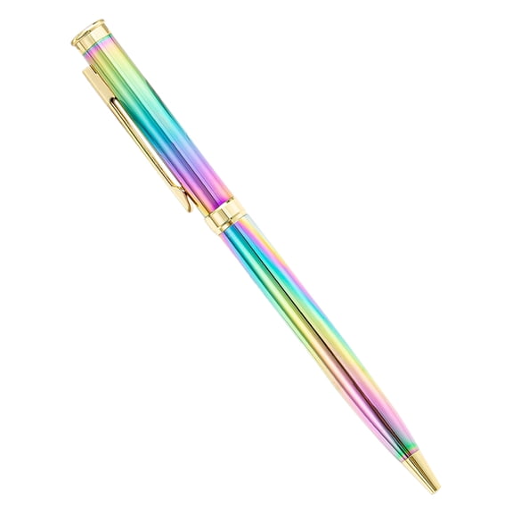 Zeiwohndc Metal Ballpoint Pen Unique 2-in-1 Stylus Pen Business Signing Pen for Office