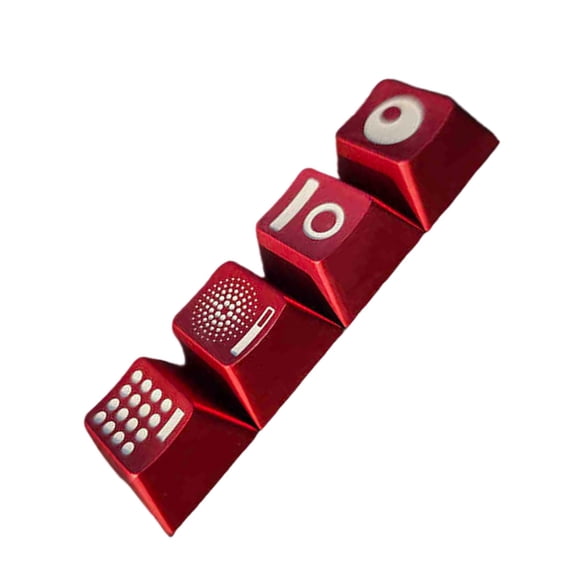 Zeiwohndc Metal Keycap Enamel Coated Aluminum Keycaps For Most Mechanical Keyboards