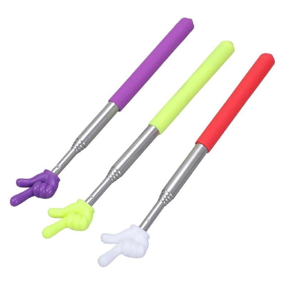 Zeiwohndc Mini Retractable Hand Pointing Stick Teaching Finger Pointers Classroom Pointer