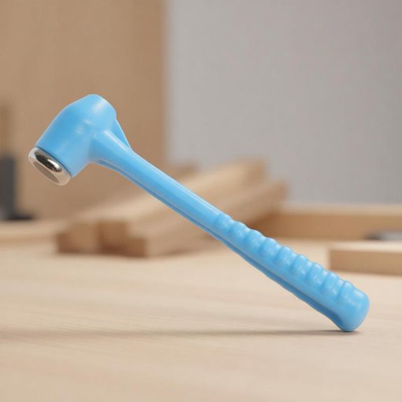 Zeiwohndc Miniature Rubber Handle Hammer Strikes Hammer Tool For Detailed Crafting Work