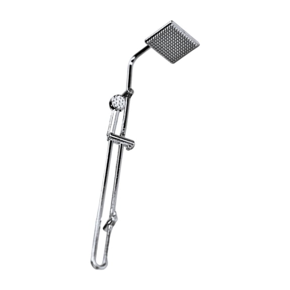 Zeiwohndc Miniature Shower Head for Dollhouses Bathroom Decoration Pretend Play Toy