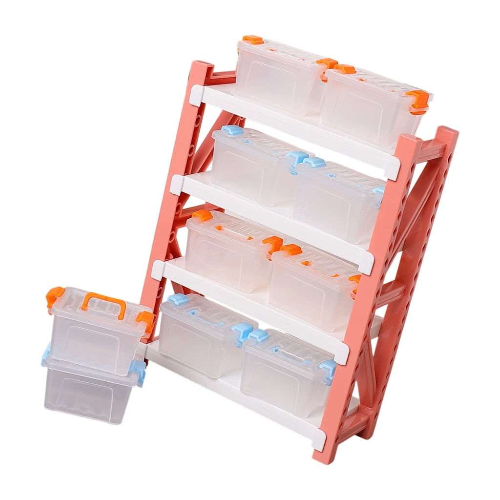 Zeiwohndc Miniature Warehouse Display Rack Box Model Figure Set For ...