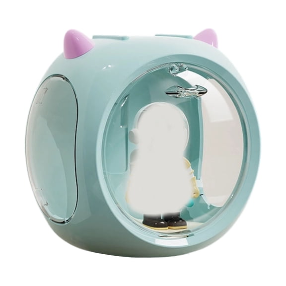 Zeiwohndc Modern Translucent Organiser Box Showcasing Model Toy Space Saving Solution