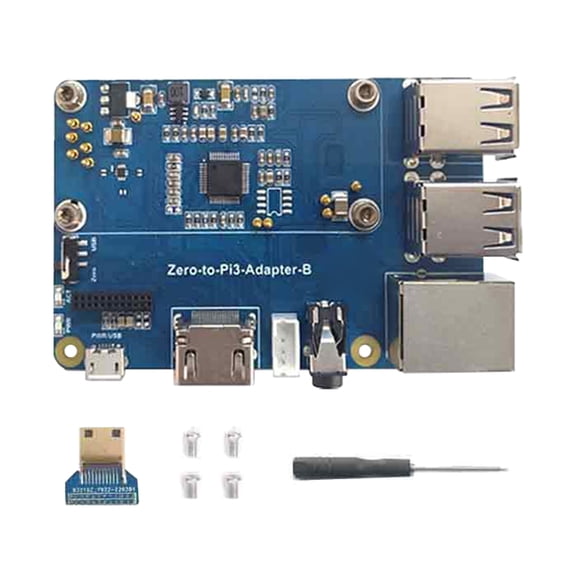 Zeiwohndc Module Concentrador USB2.0 HUB HAT for RPi Zero/ZeroW/ZeroWH