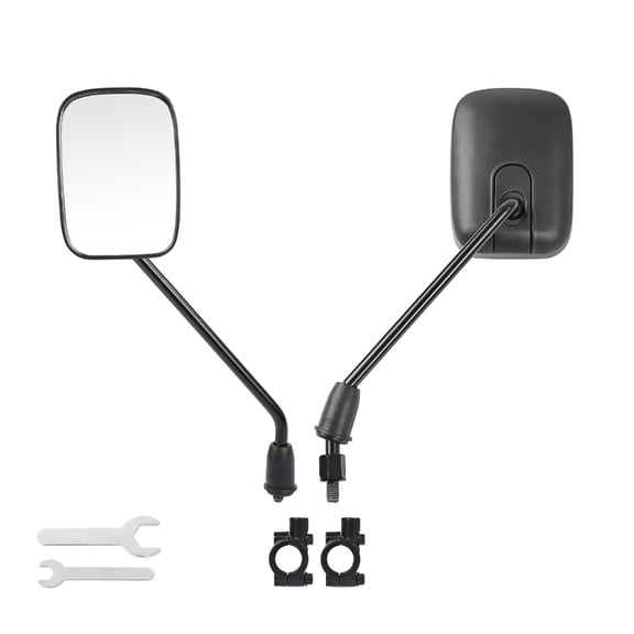 Zeiwohndc Motorcycle Accessory Rearview Mirror Angle Adjustable Handlebar Side Mirror