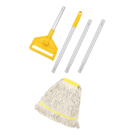 Zeiwohndc MultiPurpose Household Mop High Absorbent Cotton String Mop for Various Floor