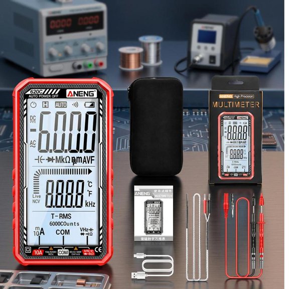 Zeiwohndc Multifunction Digital Multimeter Auto Detection For Reliable Electronic Work