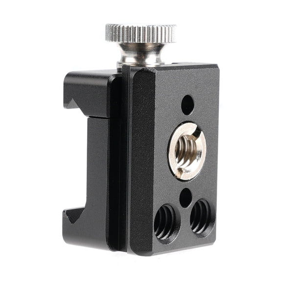Zeiwohndc Multifunction Mounting Cheese Plate 1/4 3/8 Positioning for DSLR Camera Rod