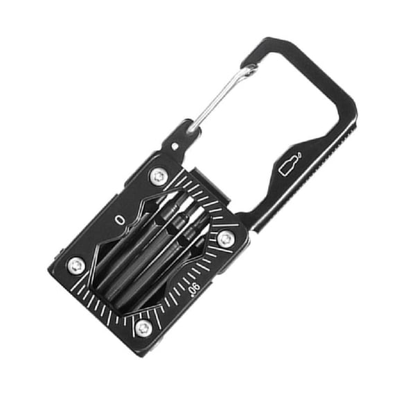 Zeiwohndc Multifunctional Outdoor Tool Hexagonal Folded Coin Knifed Screwdriver