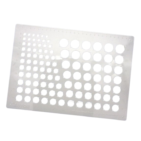 Zeiwohndc Multifunctional Quilling Template Ruler For Paper Art Card Making Scrapbooking