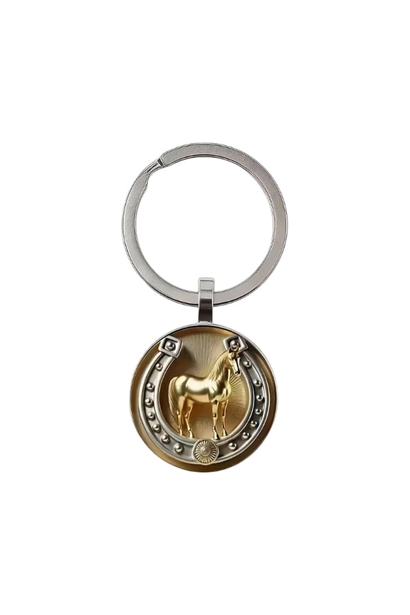 Multifunctional Relief Art Key Ring for Jewelry Purse or Bag Enhancement