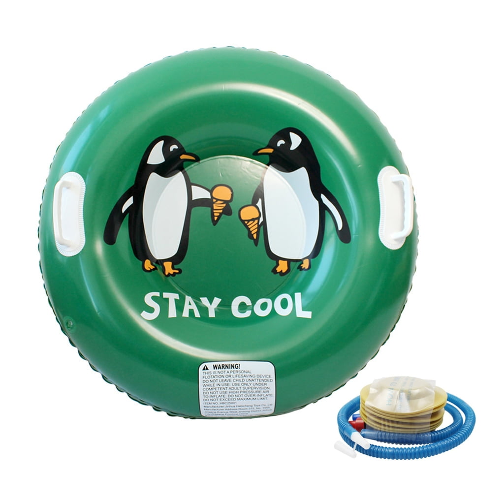 Zeiwohndc Multipurpose Inflatable Snow Sleds Suitable For Beach Grassland Sliding