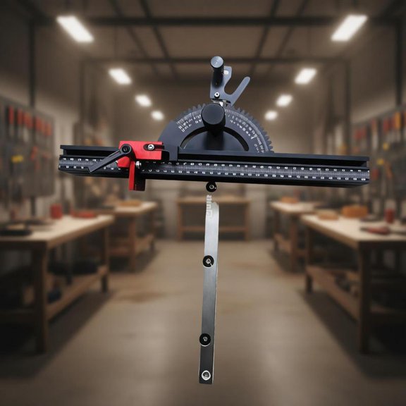 Zeiwohndc Multiuse Aluminum Angle Guide Having Flip Stop And Angle Calculation
