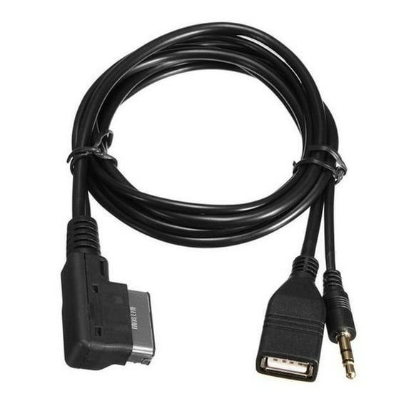 Zeiwohndc Music Interface AMI MMI to 3.5mm Male Jack Audio AUX Adapter Cable for A6L A8L