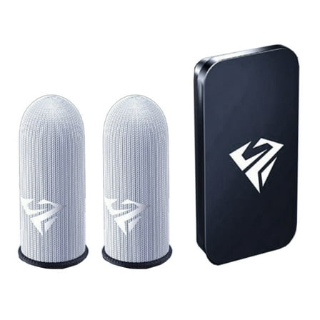 Zeiwohndc Non-slip Finger Cots Mobile Gaming Fingertips Cover Thumb Touch Screen Gloves
