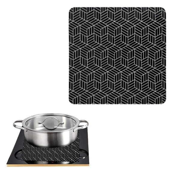 Zeiwohndc Nonslip Electromagnetic Cooktop Pad Heatproof Front Noise Reduction Mats