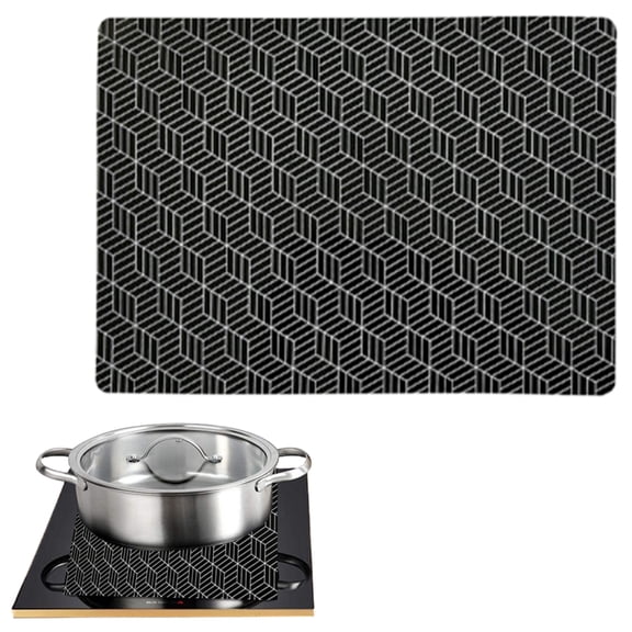 Zeiwohndc Nonslip Electromagnetic Cooktop Pad Heatproof Front Noise Reduction Mats
