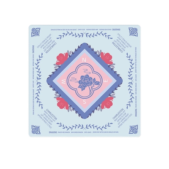 Zeiwohndc Nonslip Mahjong Table Mats With Soft Fabric And Foldable For Games Night