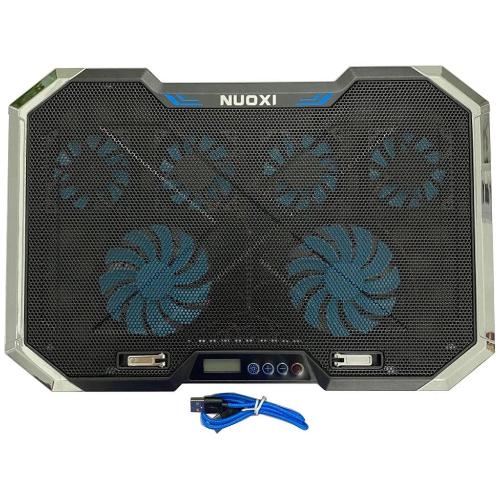 Zeiwohndc Notebook Radiator Air Cooler Laptop Stand with 6 Fans ...