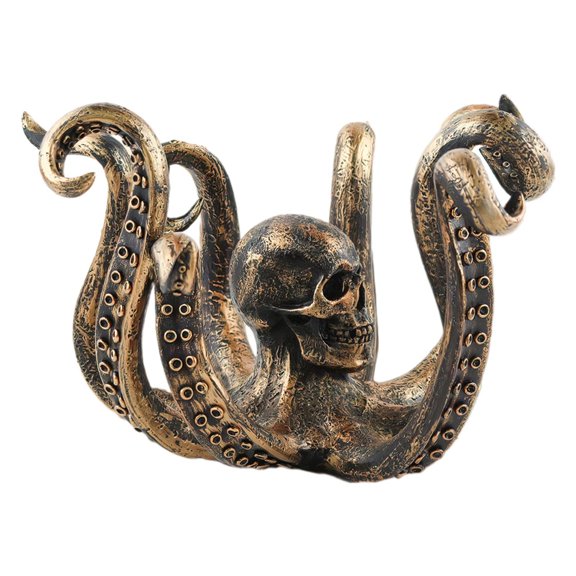 Zeiwohndc Ocean Theme Animal Skull Resins Figurine Hangers Cup Holders Home Table Decors