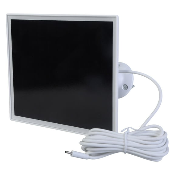 Zeiwohndc Outdoor 6W 5V Solar Charger Type C for Battery Powered Security Cameras