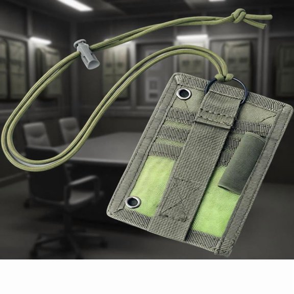 Zeiwohndc Outdoor Ready Badge Reel Credential Pouches Card Carriers With Safe Card Slot