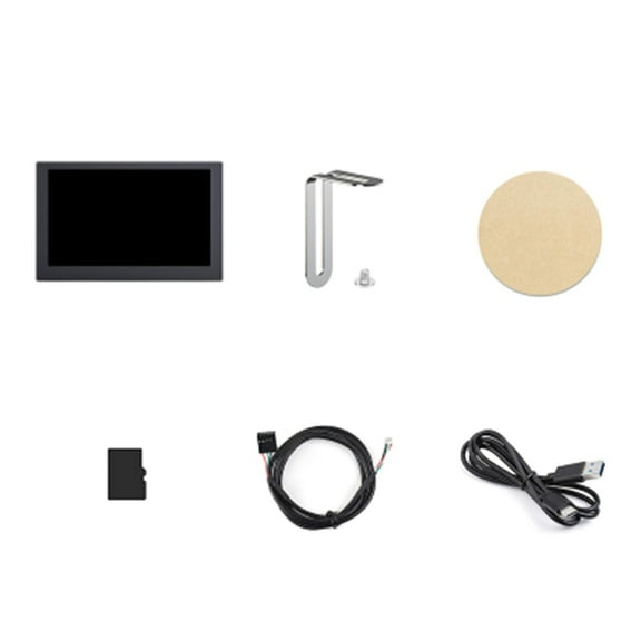 Zeiwohndc PC CPU Data Monitor, 5Inch IPS TypeC Mini Screen PC CPU HDDs Data Monitor