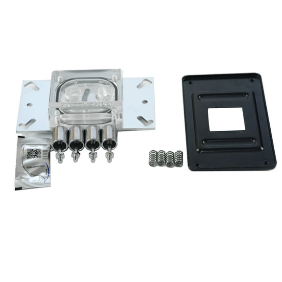 Zeiwohndc PC CPU Water Cooler Transparent Cover Cooling Block For AMD for Intel Computer