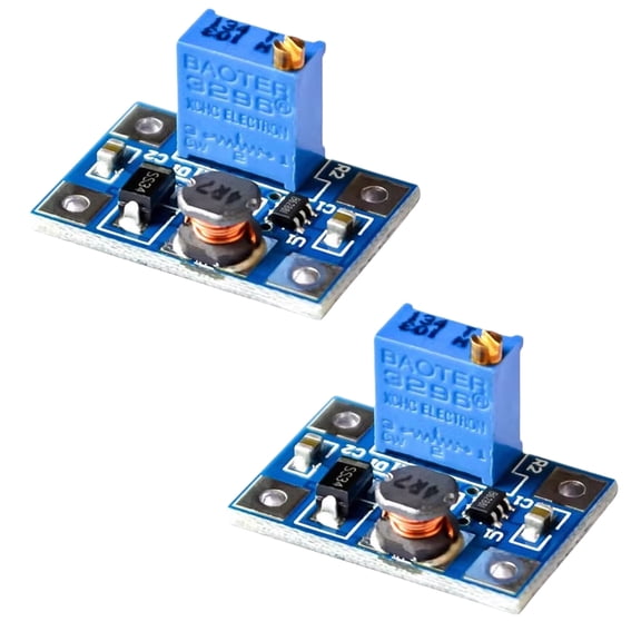 Zeiwohndc Pack Of 2 SX1308 Adjustable Voltages DCBoost Converters Module 2A Output