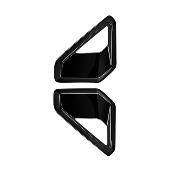 Zeiwohndc Pair Front Fog Light Frame/Fuel Tank Caps No Tool Required Installs for Car