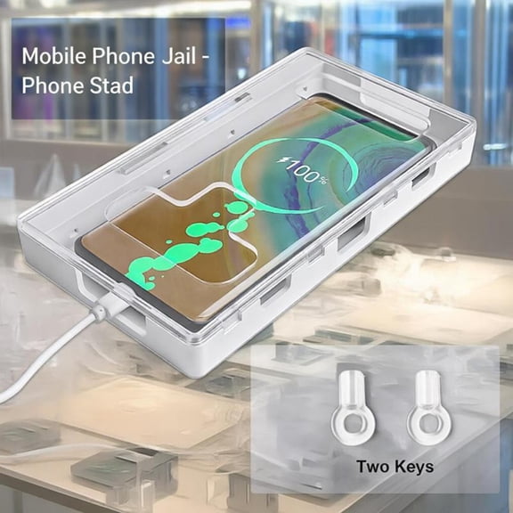 Zeiwohndc Phone Lock Case With Key Lock And Lockable Key Holder To Reduce Screen Time
