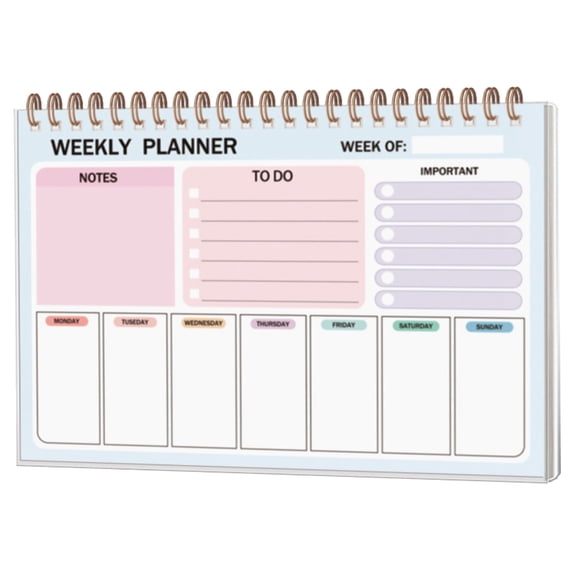 Zeiwohndc Planners Notebook Featuring Check Off Grid And Waterproof Cover For Scheduling