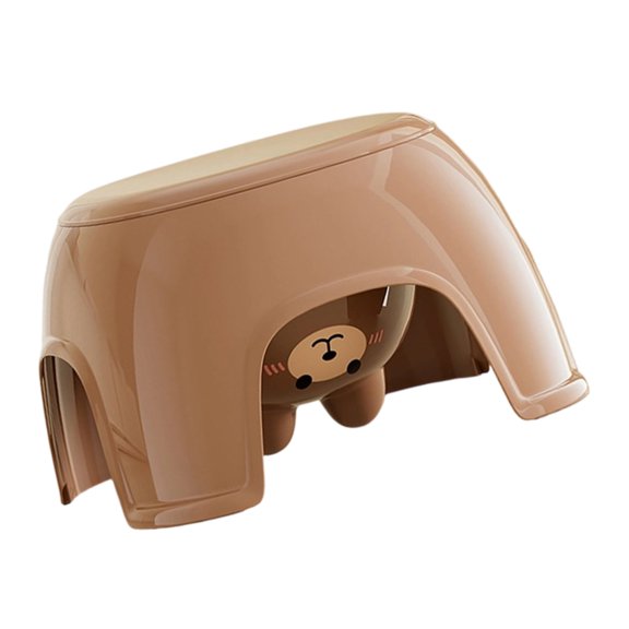 Zeiwohndc Plastic Kids Stool Multi Functional Use Nonslip Feet Easy Stacking Space Saving