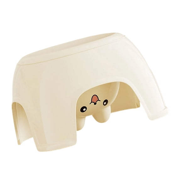Zeiwohndc Plastic Kids Stool Multi Functional Use Nonslip Feet Easy Stacking Space Saving